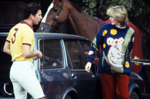 koala jumper to watch Prince Charles play polo in June 1982 Charles ...