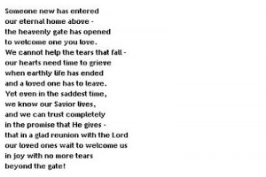 Funeral Poems free, online & printable