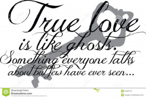 Royalty Free Stock Images: True Love Quote with key