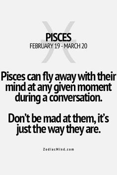 Pisces! More