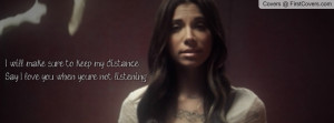 Distance by Christina Perri Profile Facebook Covers
