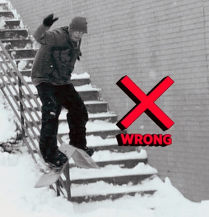 standing sideways with