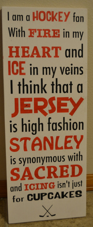 hockey signs, sports fan signs, hockey fan signs, hockey puck signs ...