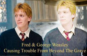 Fred and George Weasley by 19nonnahs93
