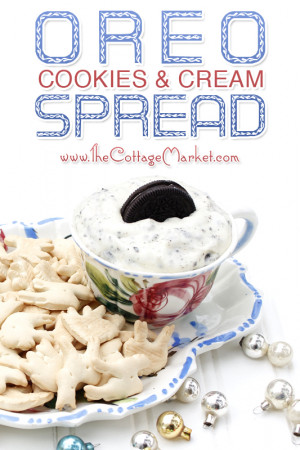 ... Oreo Cookies & Cream Spread for yourself …friends and family…you