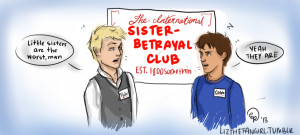 Sister Betrayal Club by lizthefangirl