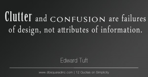 Clutter and confusion are failures of design, not attributes of ...