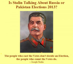 Funny Elections - Joseph Stalin about Pakistan Elections - Pakistan ...