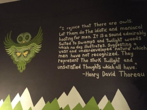 Ace Hotel Portland: Inspiring quotes and artwork on the wall in one of ...