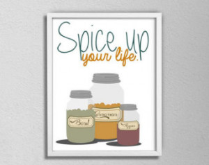 Poster. Spice up your life. Motivational Poster. Inspirational Quote ...
