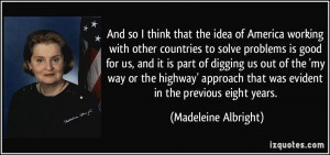 ... my way or the highway' approach that was evident in the previous eight