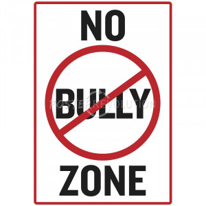 No Bully Zone Classroom Poster - 11x17