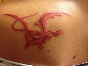 Enjoys These Very Cool Smaug Tattoos Worn Proudly By Fans Of Middle
