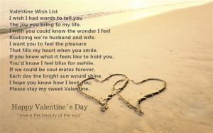 Romantic Happy Valentine's Day Love Poems For Husbands