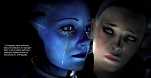 Blue Sadness, Liara T'Soni Femshep, Mass Effect by Panchima