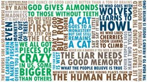 The best things come in small packages / The bigger , the better ...