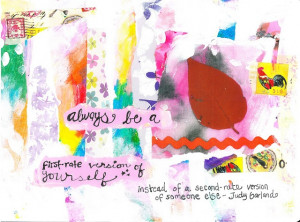 Marcia Beckett: Color this Quote: Art Journal Page