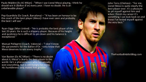 Messi Quotes About Soccer Messi quotes about soccer