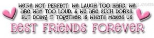 Best Friend Forever Quote Graphic For Share On Facebook