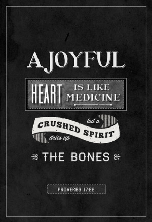 joyful heart is like medicine