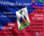 Ahhhhh the flag just like Haiti is now Entertainment.....NICE.