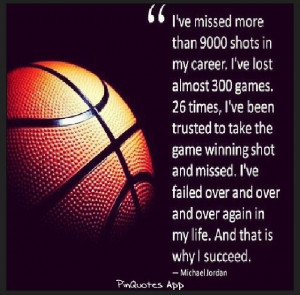 ... than Michael Jordan for some inspiration when I'm feeling defeated