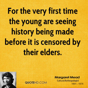 For the very first time the young are seeing history being made before ...