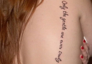 Quote Tattoos Side For Girls