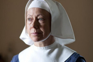Agutter as Sister Julienne in Call the Midwife (BBC One ... Midwife ...