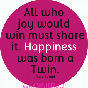 Inspirational Quotes About Twins
