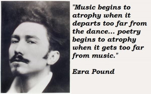 Ezra pound famous...