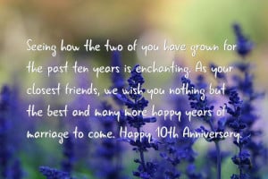 10th Wedding Anniversary Quotes