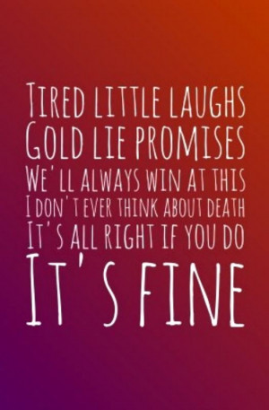 Lorde Lyrics - GLORY AND GORE: I don't ever think about death/its ...