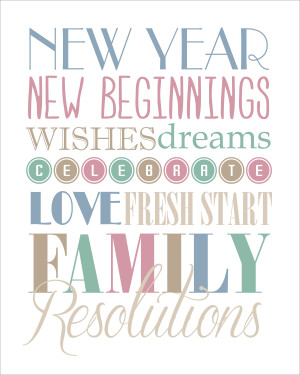 ... choose from for this New Year’s 8 x 10 inch subway art printable
