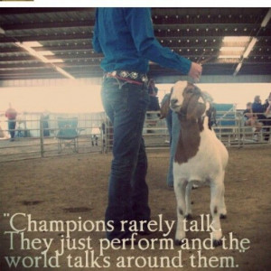 Every livestock ffa person will agree