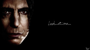 Harry Potter Wallpaper : Snape Quote! v2 by TheLadyAvatar