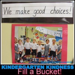 photo of: Kindergarten Bucket Filling, Positive Behavior Article