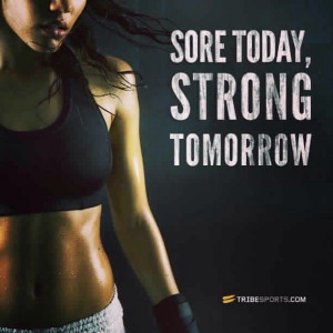 Sore muscles? GOOD!! It's working!