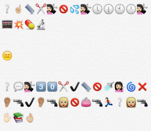 iconic moments and quotes, retold in emoji