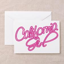 California Girl 6 Greeting Card for