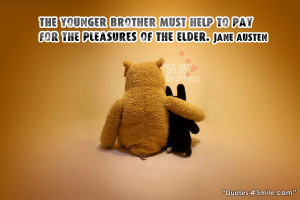 Younger Brother Must Help Elder Brother