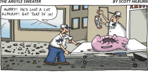 Payroll funnies from Argyle Sweater.