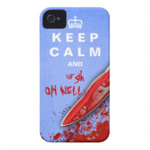Keep Calm Funny iPhone 4 Case-Mate Barley There iPhone 4 Case