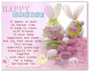 Happy Easter Card Sayings