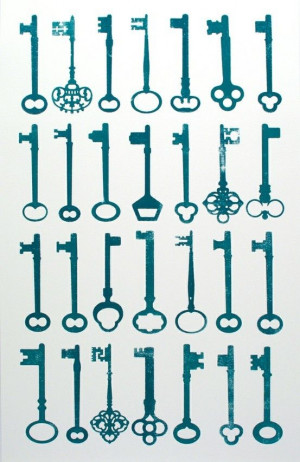 Skeleton Key- some of these would make good tattoos…. I love the ...