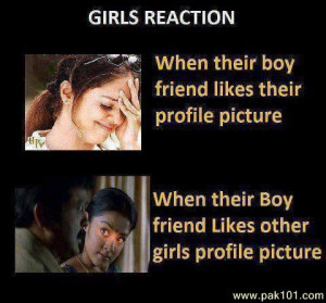 Girl''s Reaction
