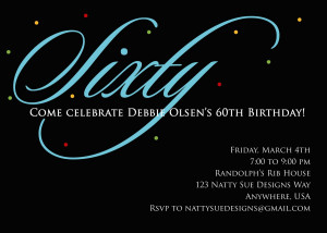 ... 60th birthday invitations wording , 60th birthday invitations for men