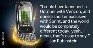 Jon Rubinstein Gets Frank On What Palm Could've Done