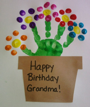 , Handprint Crafts, Happy Birthday Handprint, Kids Crafts, Handprint ...
