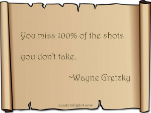 Wayne Gretzky Quote on Taking Action